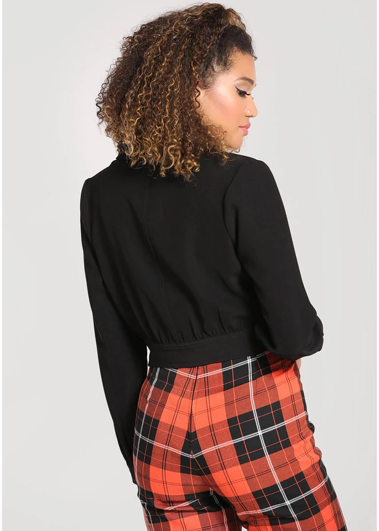 Hell Bunny Ravenwood 40's Jacket Black