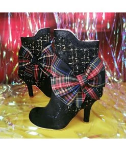 New In Irregular Choice Party Rosie Lea Boots Black