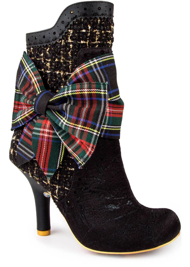 New In Irregular Choice Party Rosie Lea Boots Black