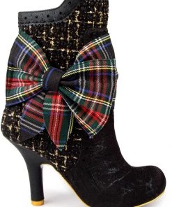 New In Irregular Choice Party Rosie Lea Boots Black
