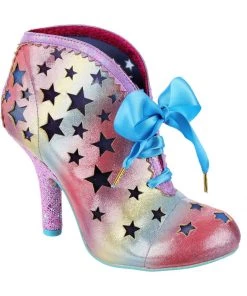 New In Irregular Choice Sirius Rainbow Boots Multi