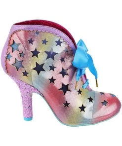 New In Irregular Choice Sirius Rainbow Boots Multi