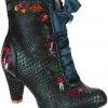 Irregular Choice Woodland Wander 40's Boots Green