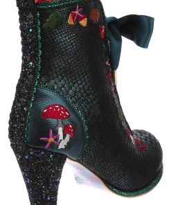 Irregular Choice Woodland Wander 40's Boots Green