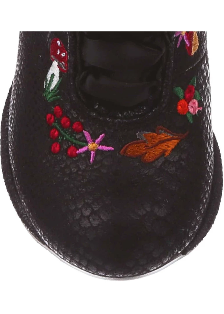 New In Irregular Choice Woodland Wander 40's Boots Black