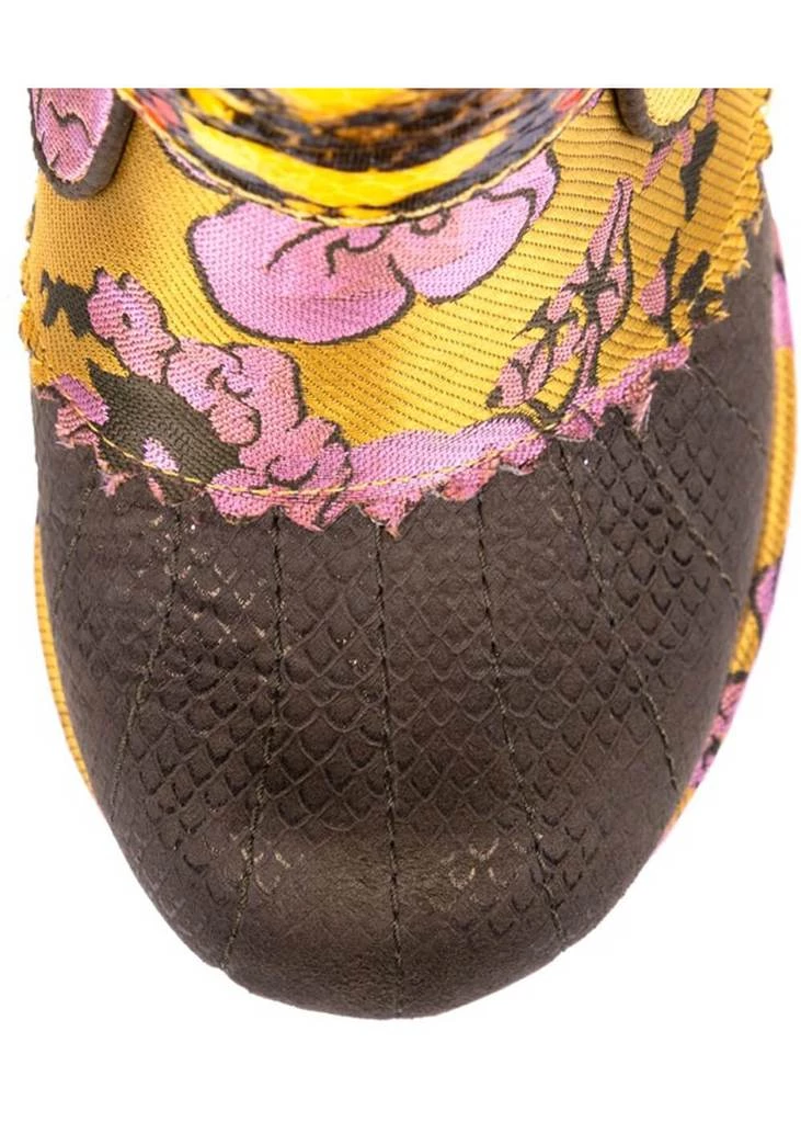 New In Irregular Choice Miaow Cat 70's Boots Yellow Multi