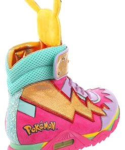 Irregular Choice Pokémon Flames And Bolts High Tops Sneakers Pink New In