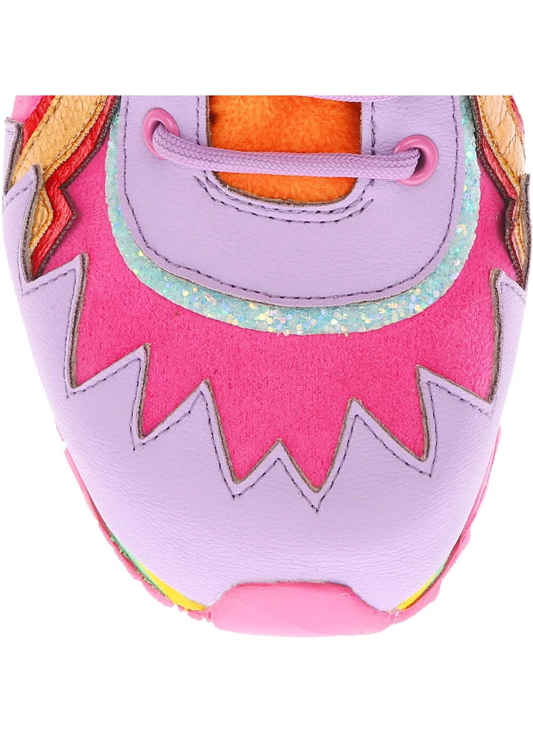 Irregular Choice Pokémon Flames And Bolts High Tops Sneakers Pink New In