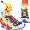 Irregular Choice Pokémon Flames And Bolts High Tops Sneakers Red New In