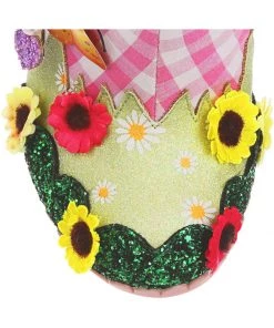 Irregular Choice Wakey Wakey Boots Pink New In