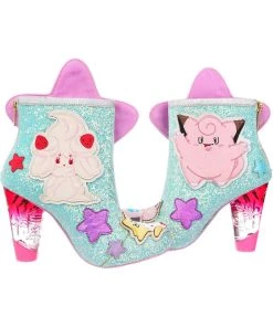 Irregular Choice Pokémon Twinkle Toes Boots Peach