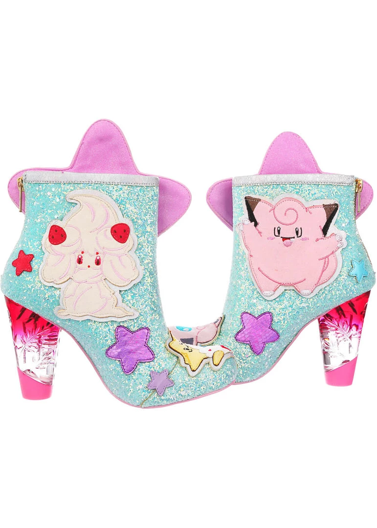 Irregular Choice Pokémon Twinkle Toes Boots Peach