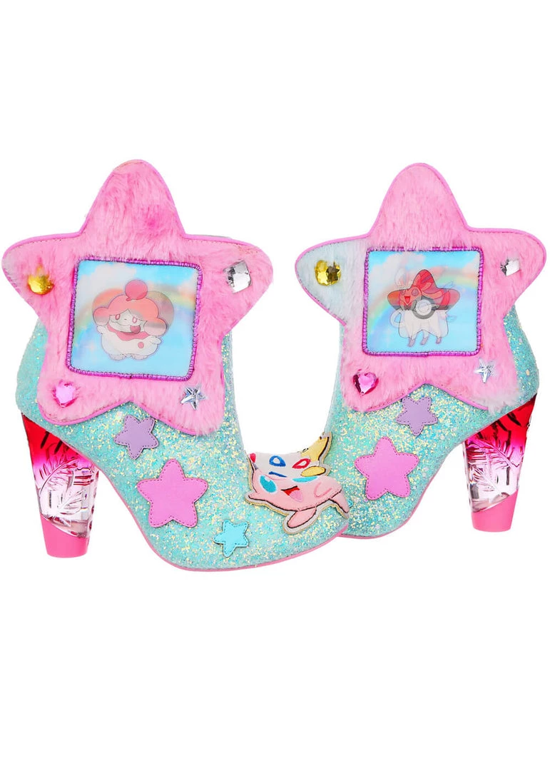 Irregular Choice Pokémon Twinkle Toes Boots Peach