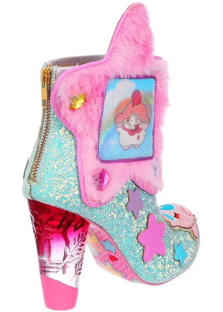 Irregular Choice Pokémon Twinkle Toes Boots Peach