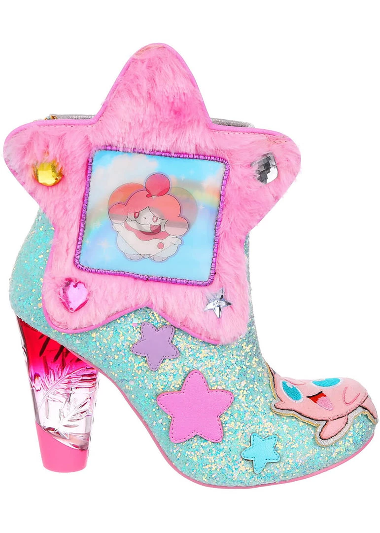 Irregular Choice Pokémon Twinkle Toes Boots Peach