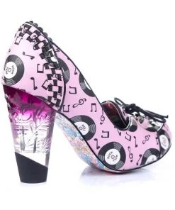 Irregular Choice Rocko Rock'n Roll 50's Pumps Pink