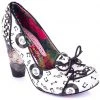 Irregular Choice Rocko Rock 'n Roll 50's Pumps White New In