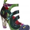 Irregular Choice Halloween Snakey Gaze Pumps Green New In