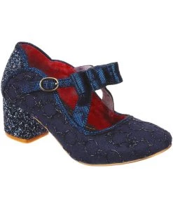 New In Irregular Choice Shining Star 40's Pumps Blue
