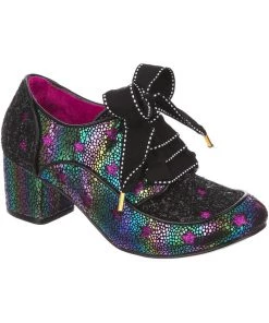 New In Irregular Choice Supernova Stars 60's Pumps Black