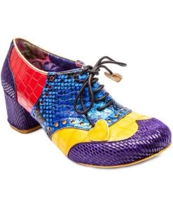 Irregular Choice Clara Bow 60's Heels Purple