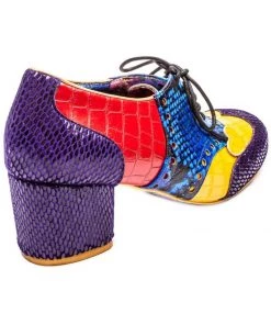 Irregular Choice Clara Bow 60's Heels Purple