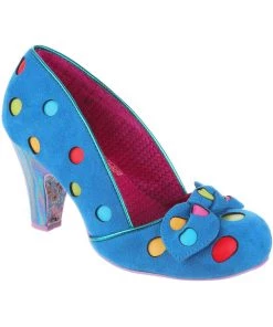 Irregular Choice Spot The Dot Polkadot 50's Pumps Blue