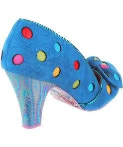 Irregular Choice Spot The Dot Polkadot 50's Pumps Blue