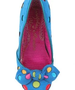 Irregular Choice Spot The Dot Polkadot 50's Pumps Blue