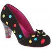 New In Irregular Choice Spot The Dot Polkadot 50's Pumps Black