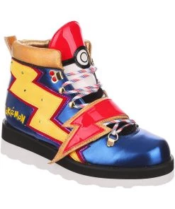 New In Irregular Choice Pokémon Charged Up Sneakers Blue