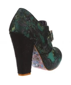 Irregular Choice Licence To Thrill 70's Pumps Green