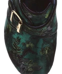 Irregular Choice Licence To Thrill 70's Pumps Green