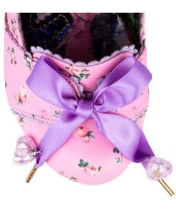New In Irregular Choice Tied In A Bow 50's Rainbow Pumps Pink