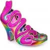Irregular Choice Choose Love Peace 60's Pumps Pink New In
