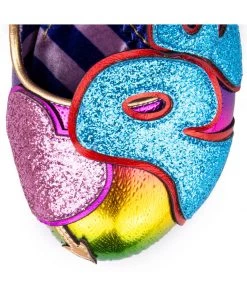 Irregular Choice Choose Love Peace 60's Pumps Pink New In