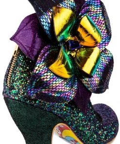 Irregular Choice Chrysalis Floral 70's Pumps Green New In