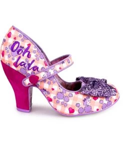 New In Irregular Choice Fancy That Poodle 50's Pumps Purple