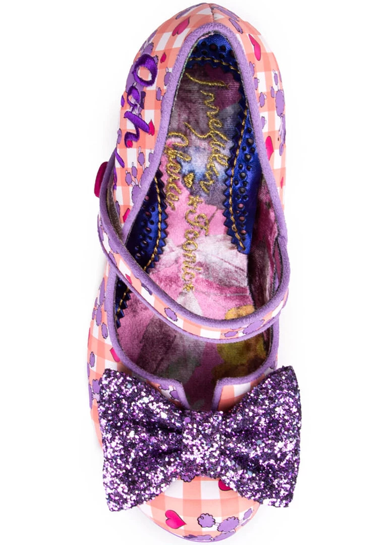 New In Irregular Choice Fancy That Poodle 50's Pumps Purple