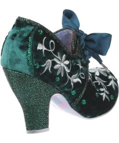 Irregular Choice Penny For Your Thoughts 70's Pumps Green