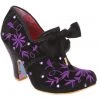 Irregular Choice Penny For Your Thoughts 70's Pumps Black New In