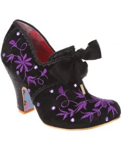 Irregular Choice Penny For Your Thoughts 70's Pumps Black New In
