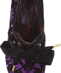 Irregular Choice Penny For Your Thoughts 70's Pumps Black New In