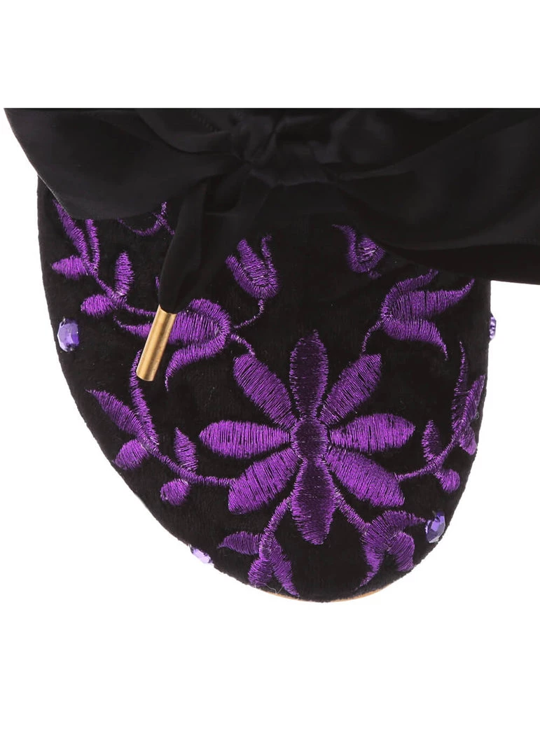 Irregular Choice Penny For Your Thoughts 70's Pumps Black New In