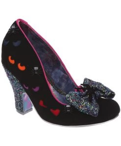Irregular Choice Halloween Somebody's Watching Me Pumps Black