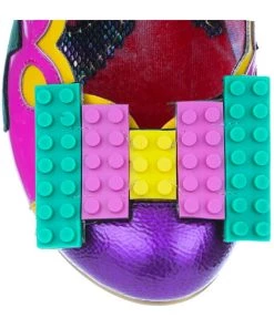 Irregular Choice Play Date 80's Pumps Pink Green