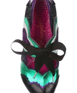 New In Irregular Choice Right On Heart 50's Pumps Black