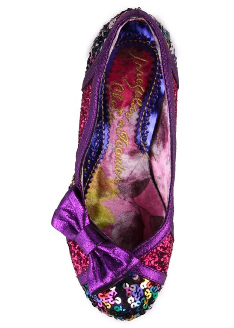 Irregular Choice Snapple 50’s Pumps Pink Purple New In