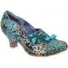 Irregular Choice Hold Up 40's Pumps Blue Green