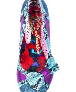 Irregular Choice Shake It 70's Pumps Blue New In